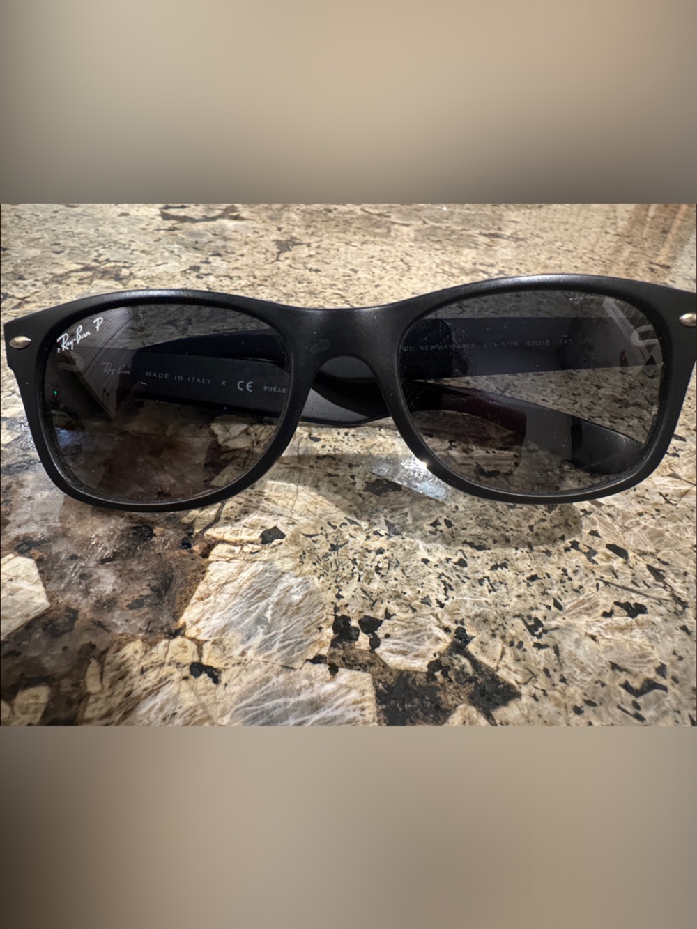 Ray-Ban Black Matte Women’s Polarized Sunglasses